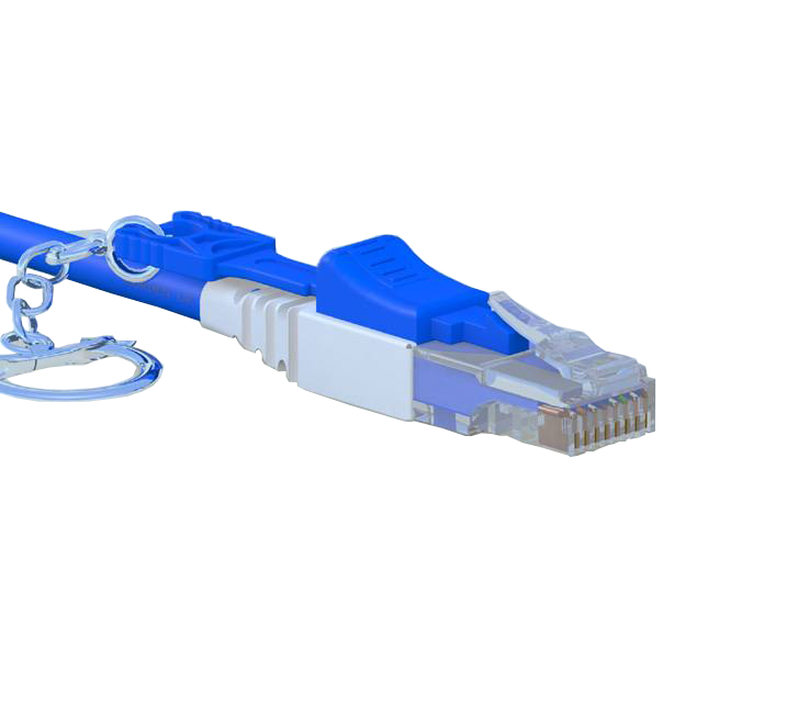 Cat 6 U/UTP Key Lock Patch Cord